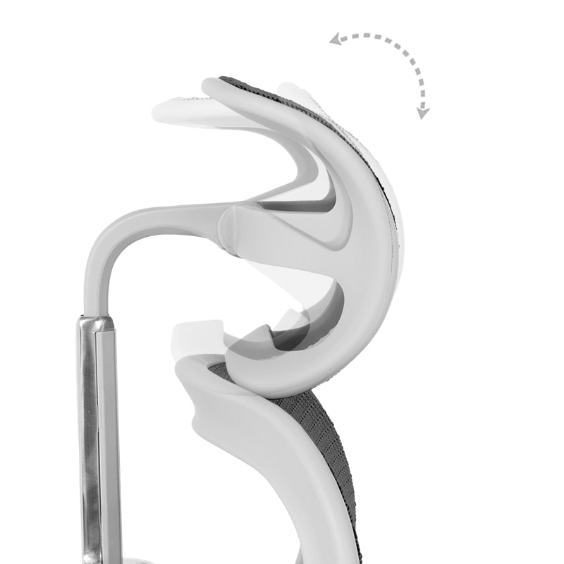 Ергономичен офис стол Ergohuman Elite 2 черен-сива рамка